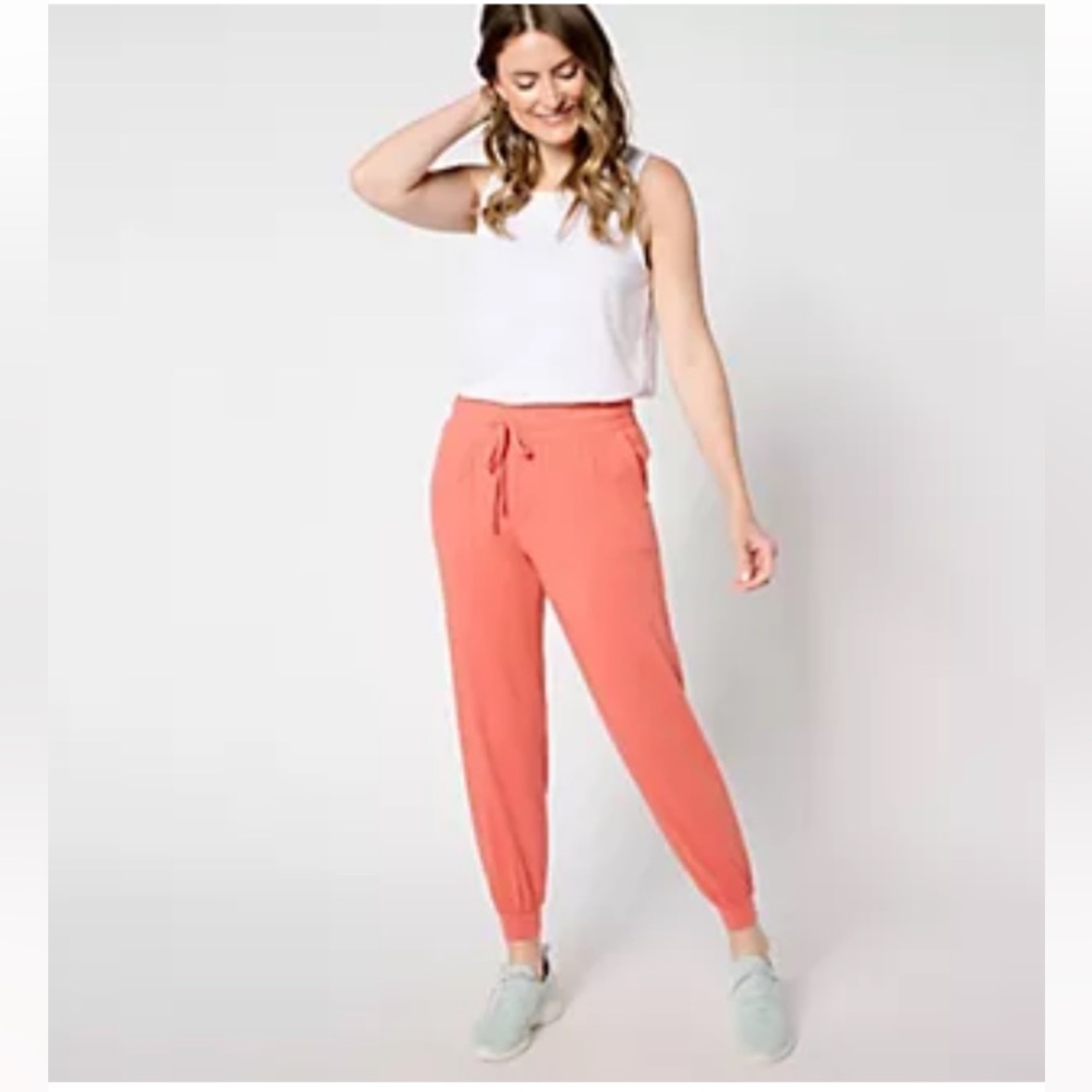 AnyBody Cozy Knit Luxe Jogger Pants - Size Medium